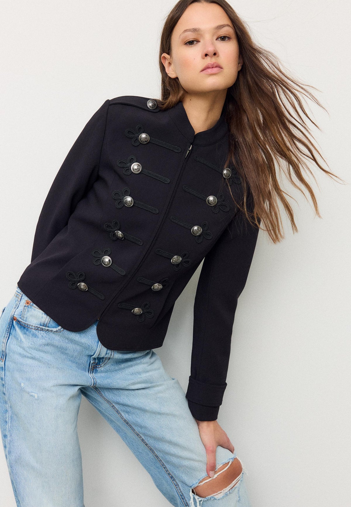 Rosemary Button Blazer