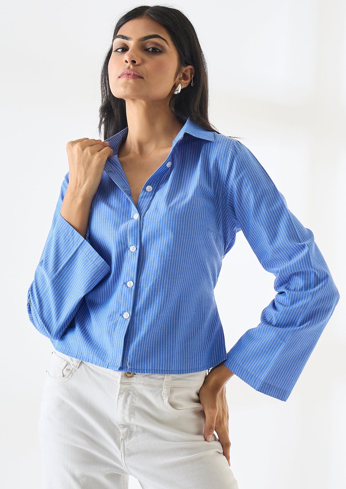 Oriana Tie-Back Shirt