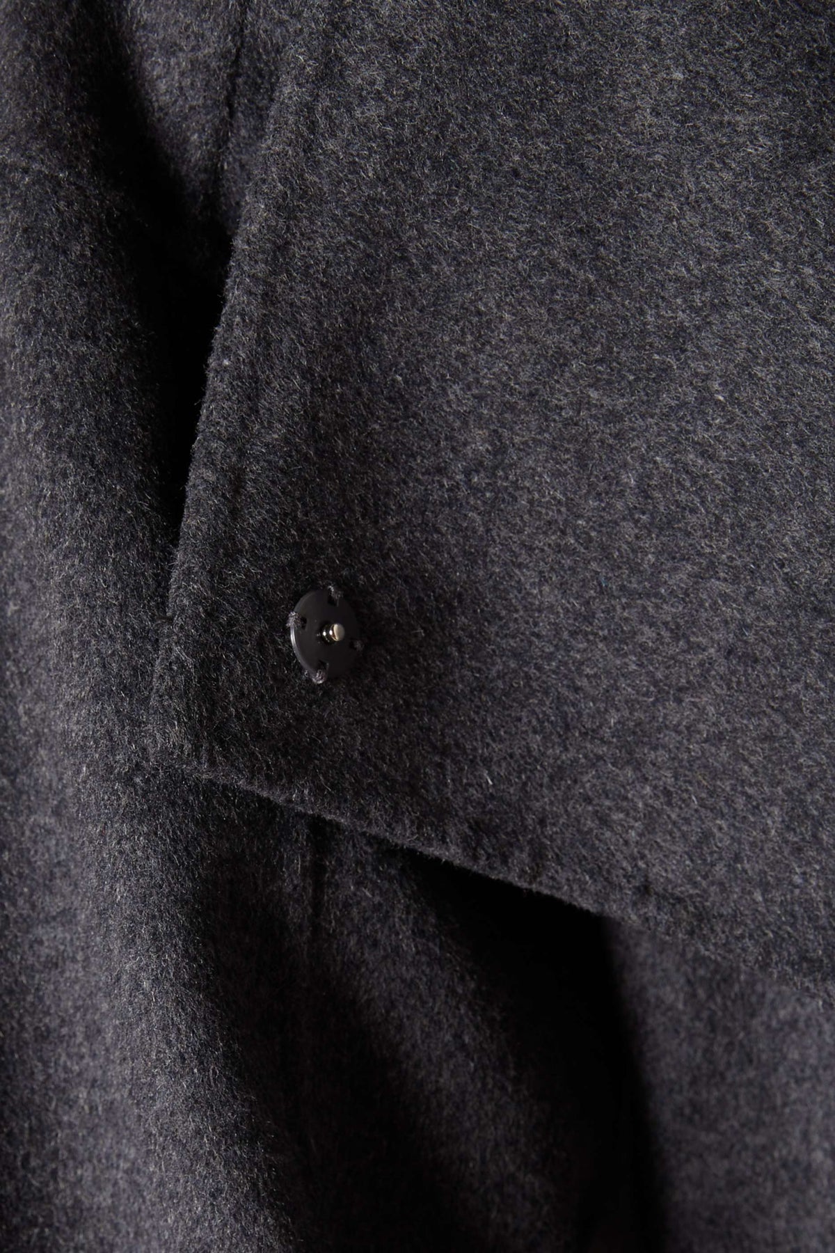 Astrid Wool Coat Grey detail