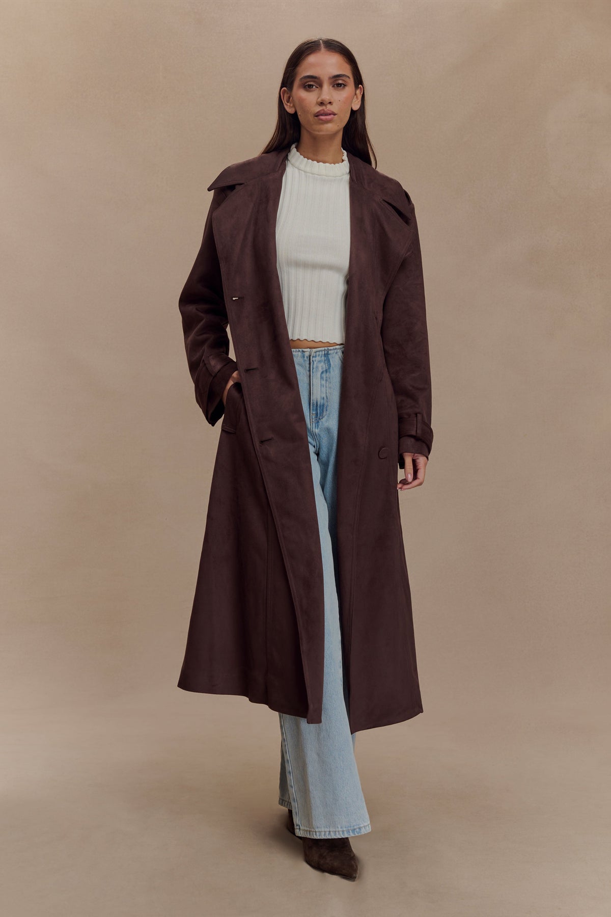 Daria Suede Coat
