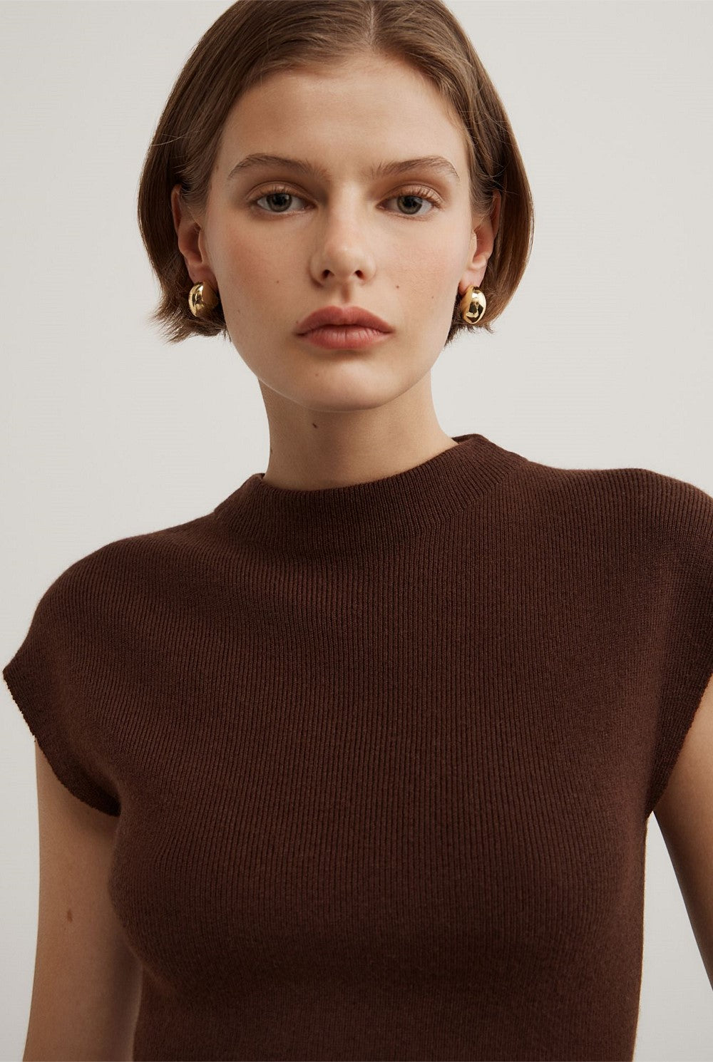 Clarissa High Neck Top