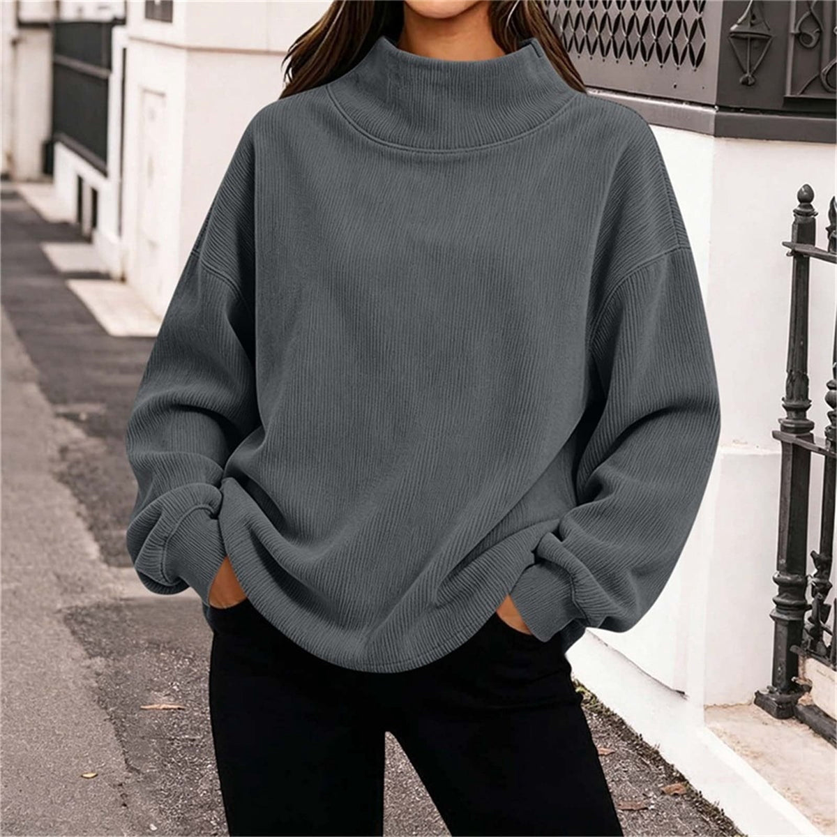 Bryony Mock Neck Top