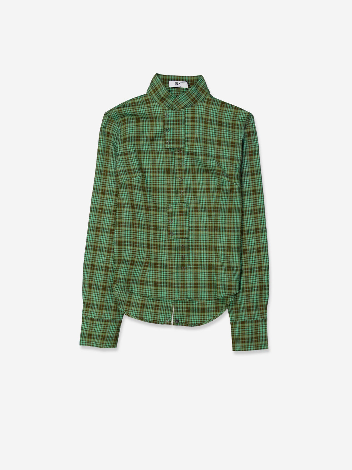 Solrun Plaid Blouse