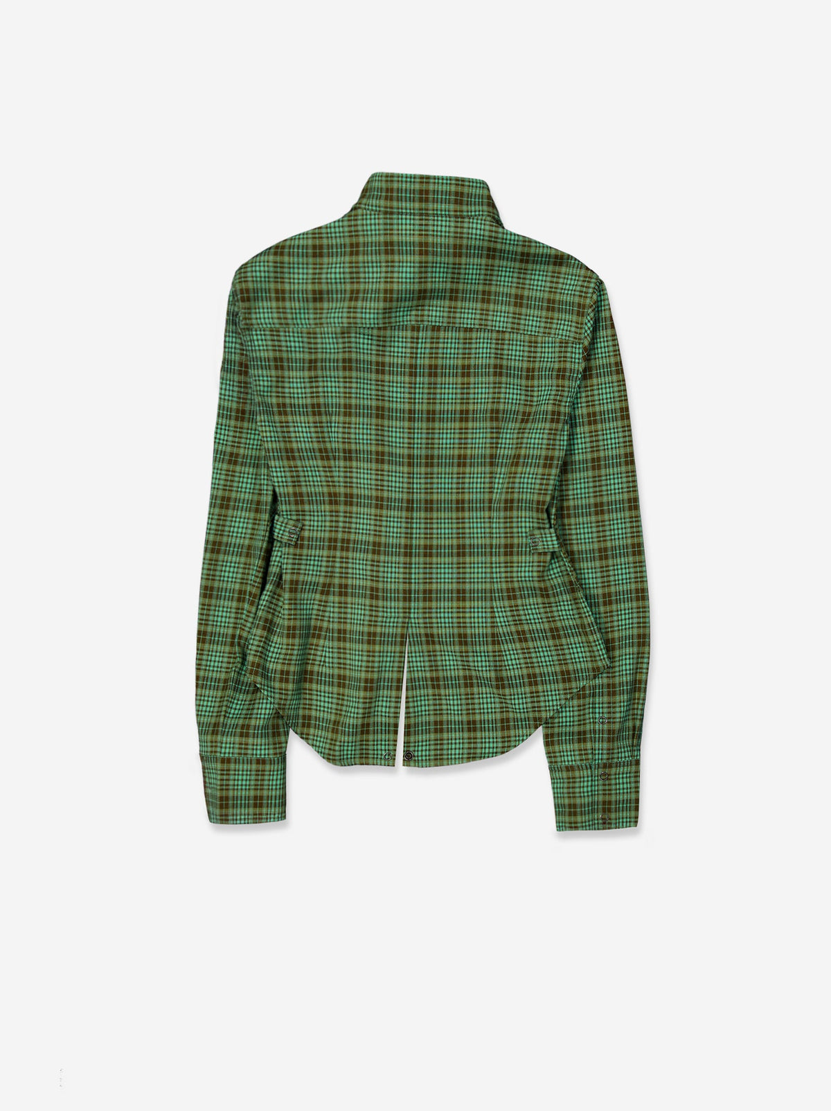 Solrun Plaid Blouse