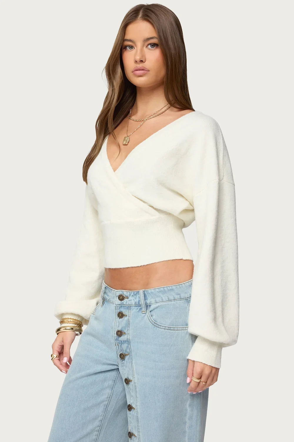 Elodie Wrap Sweater