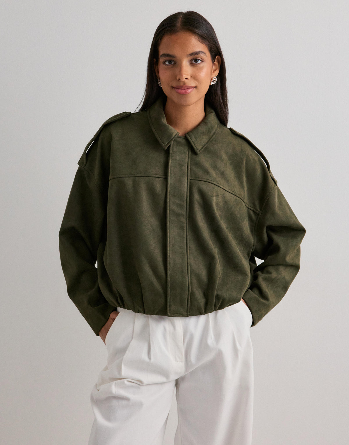 Brigitte Suede Bomber