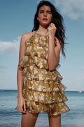 Volant Mini Dress