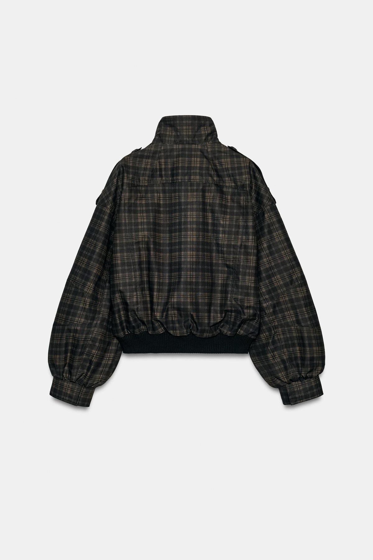 Agnes Plaid Bomber