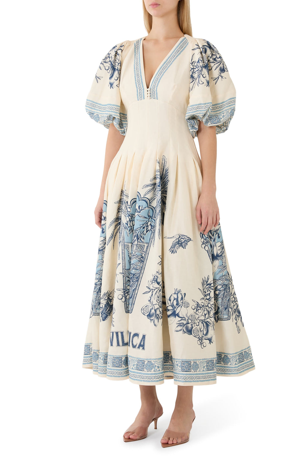 Cascade Midi Dress
