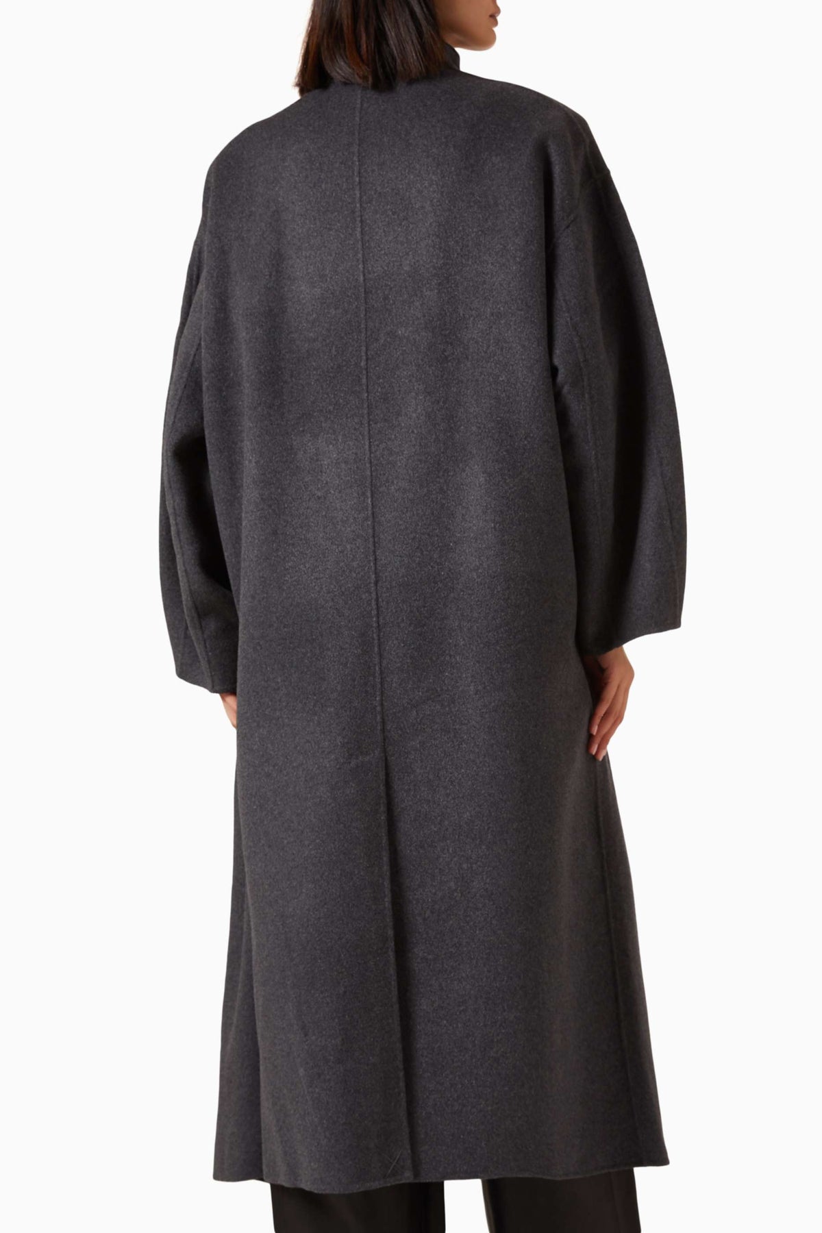 Astrid Wool Coat Grey back