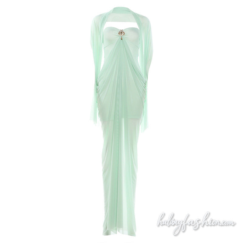 Malachite Maxi Dress
