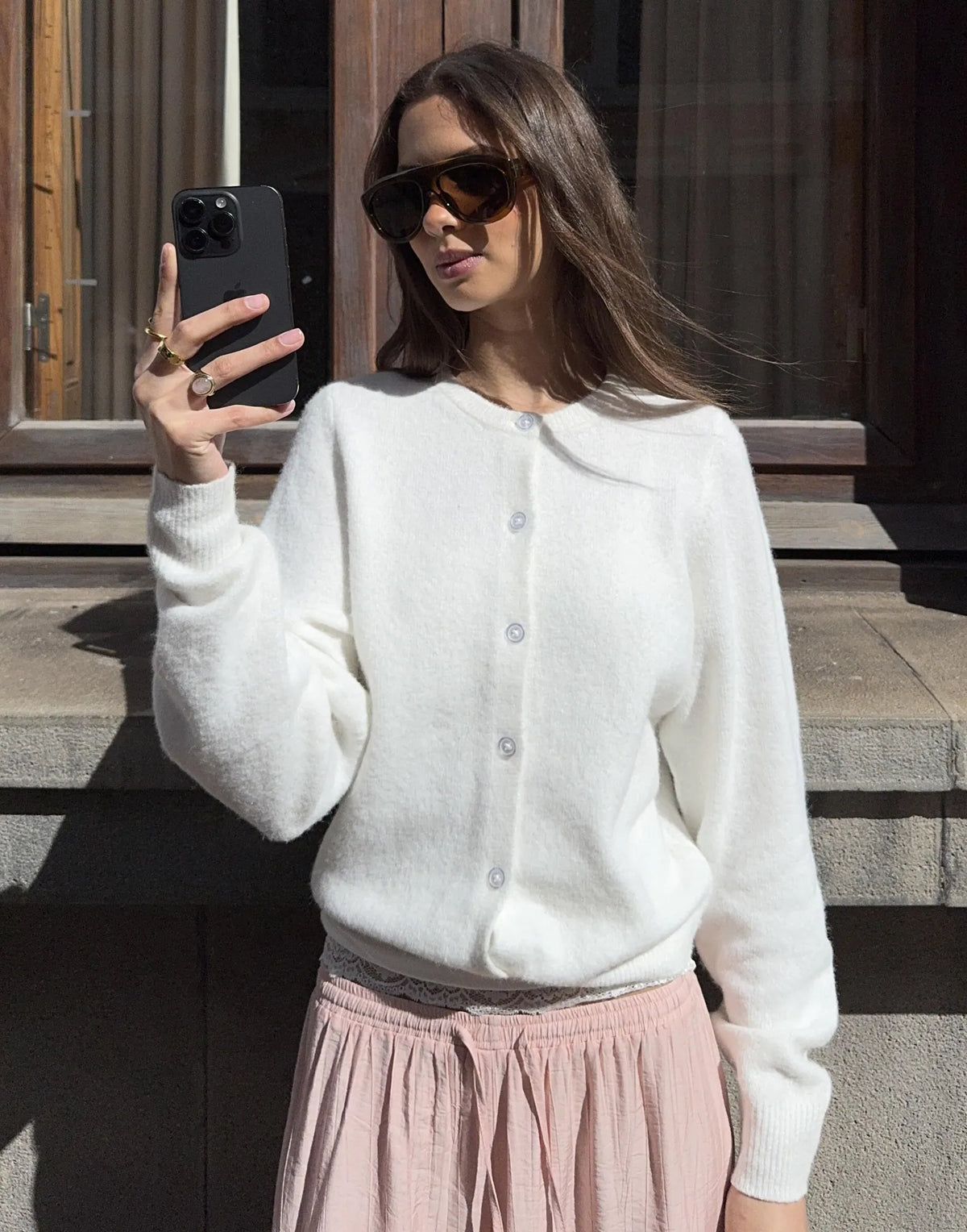 Louisa Fuzzy Cardigan