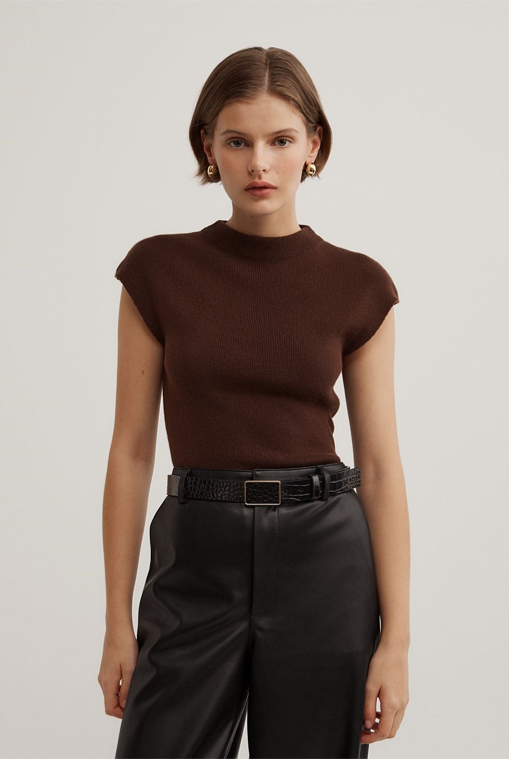 Clarissa High Neck Top