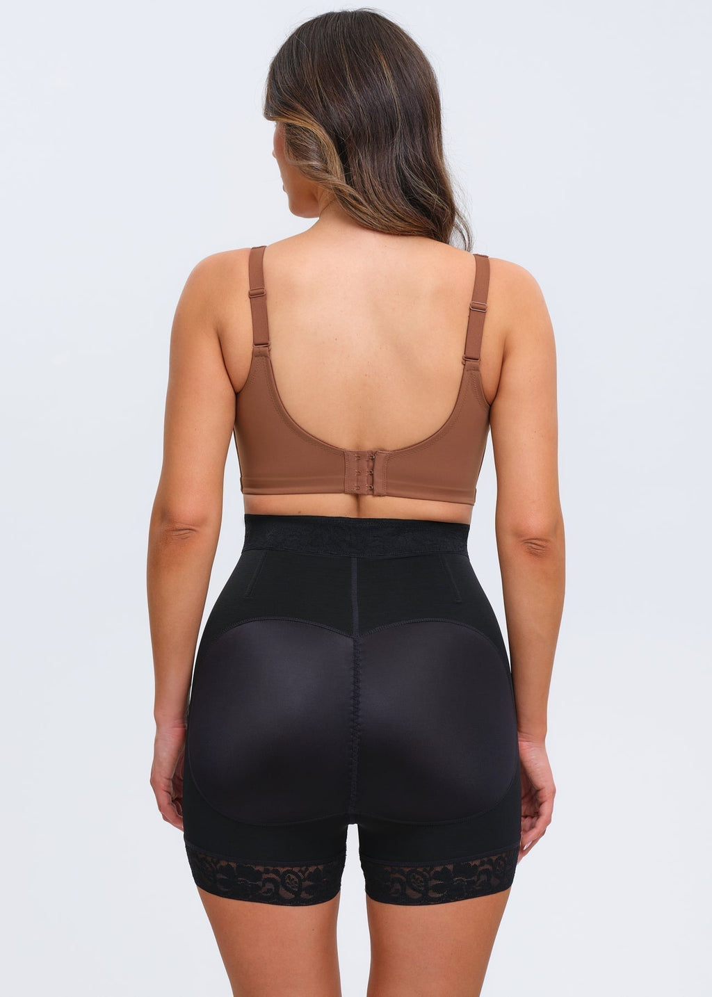 BootyBoosting Mid-Waist Zip Shorts