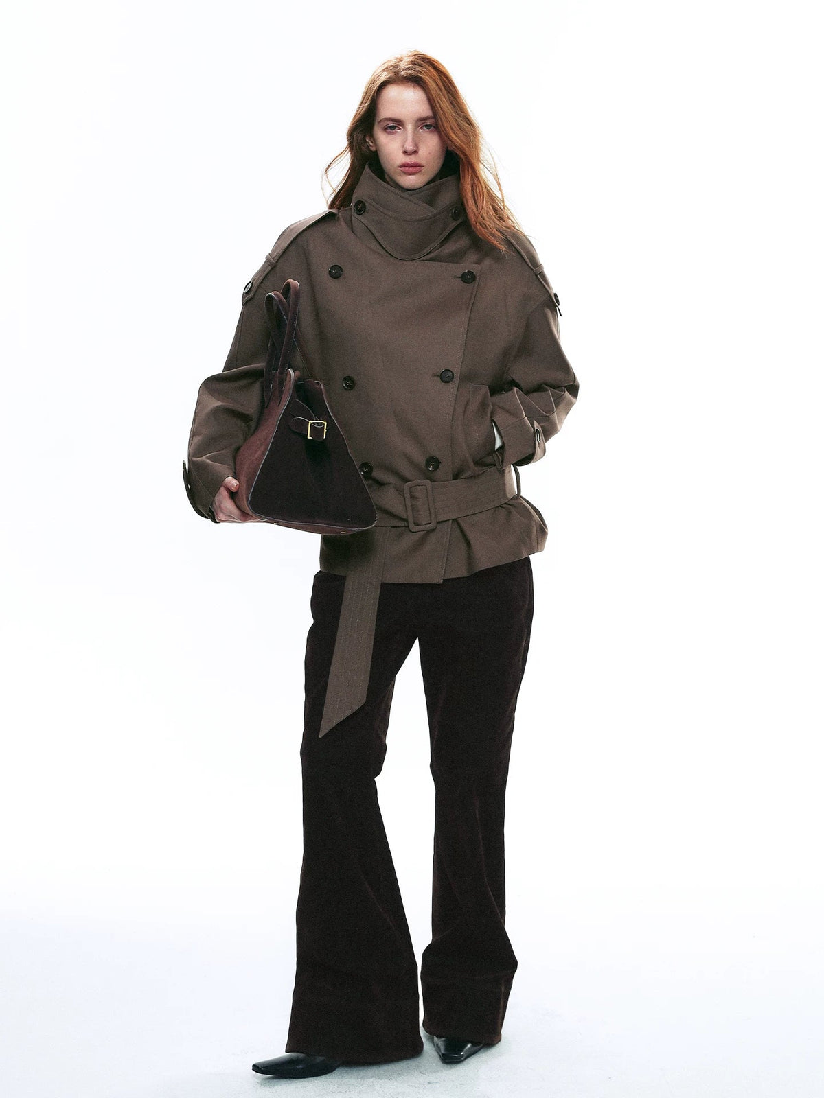 Elsa Belted Trench