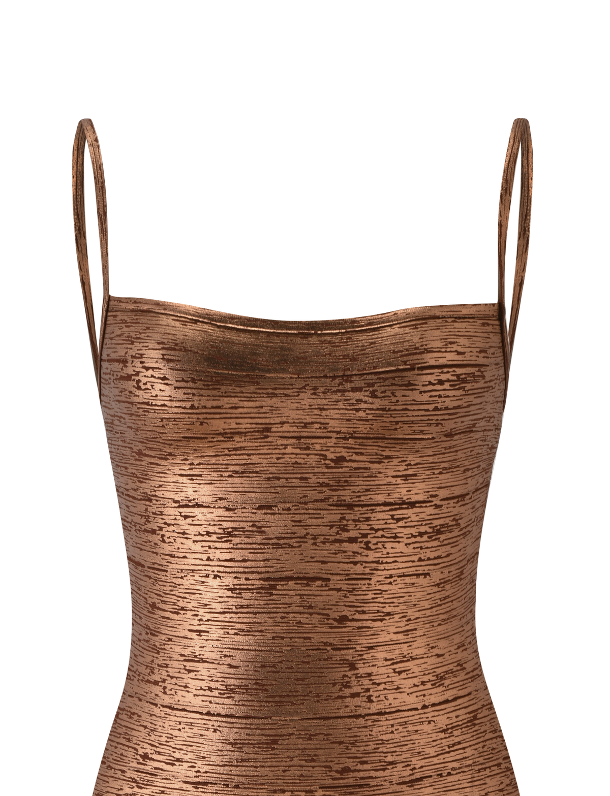 Bronze Panel Mini Dress
