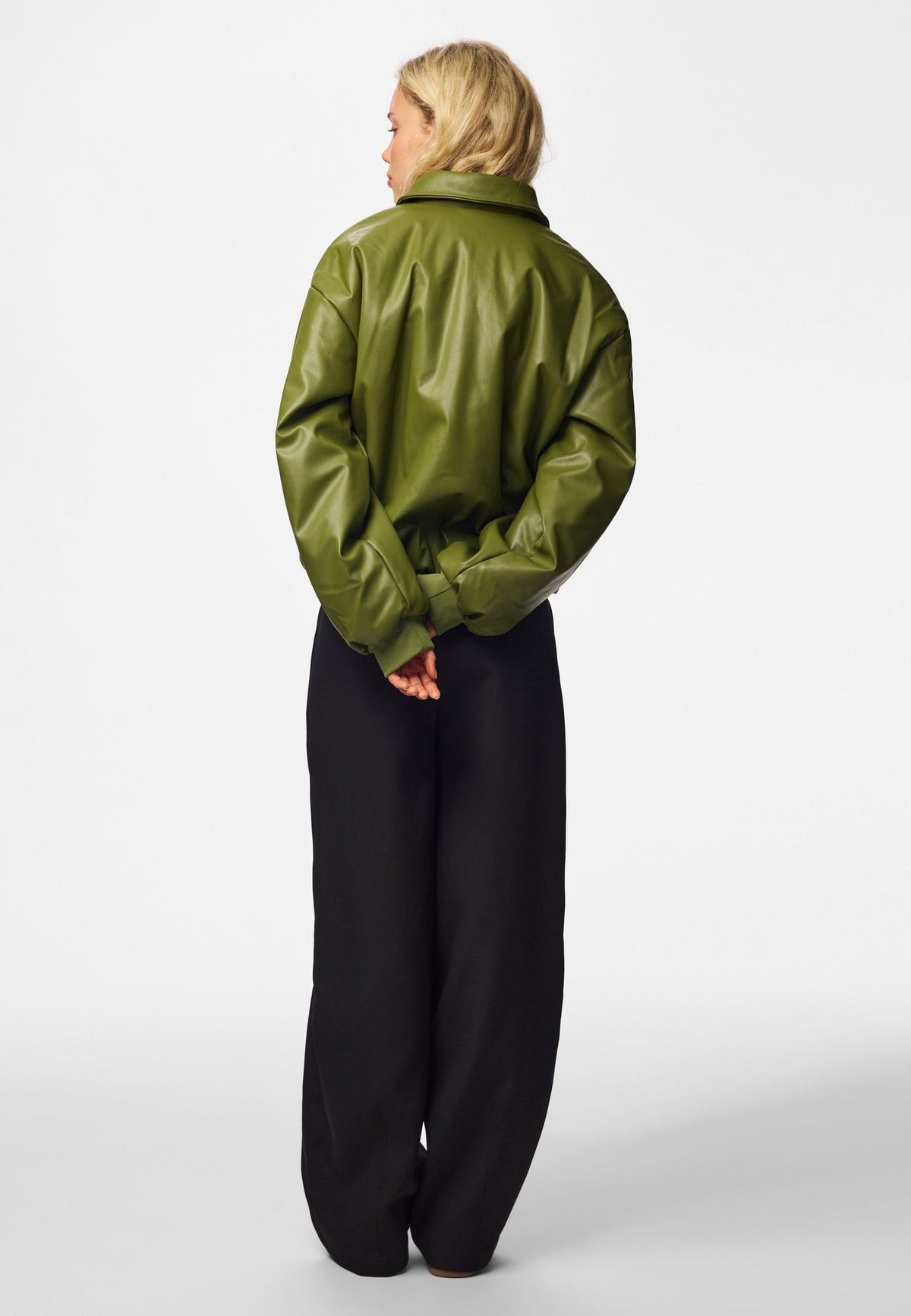 Viveka Leather Bomber