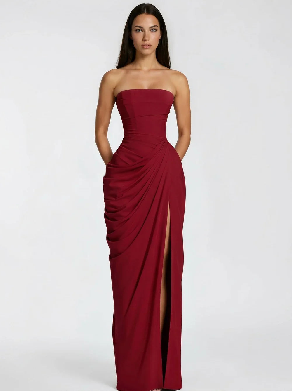 Amelia Maxi Dress - Red