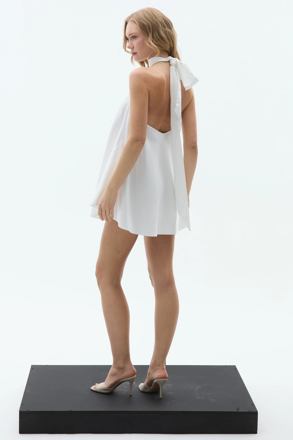 Halter Pocket Mini Dress