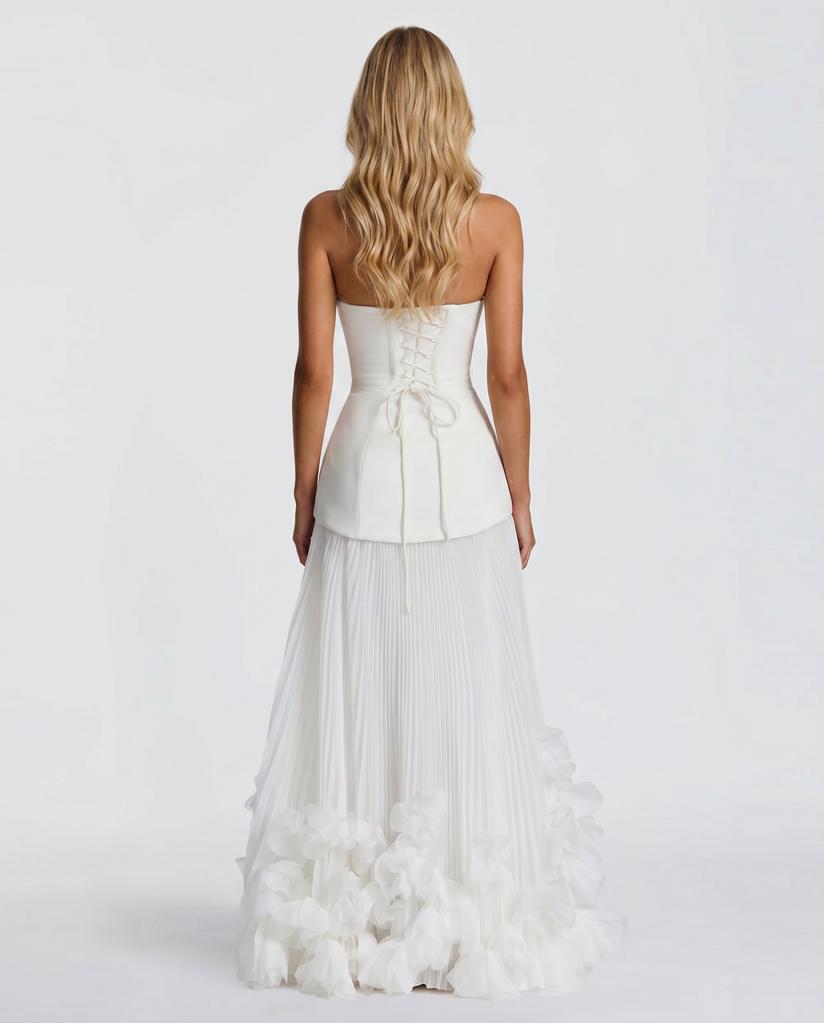 Priscilla Rosette Maxi Dress