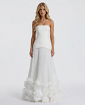 Priscilla Rosette Maxi Dress