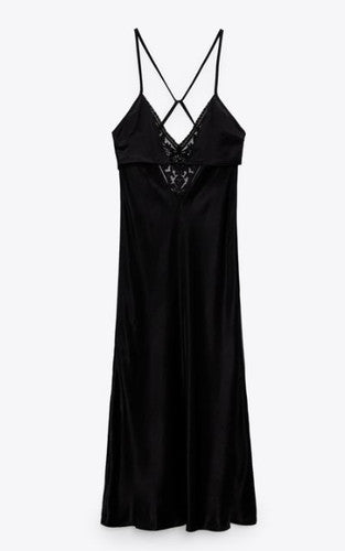 Satin Midi Dress