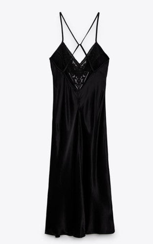 Satin Midi Dress