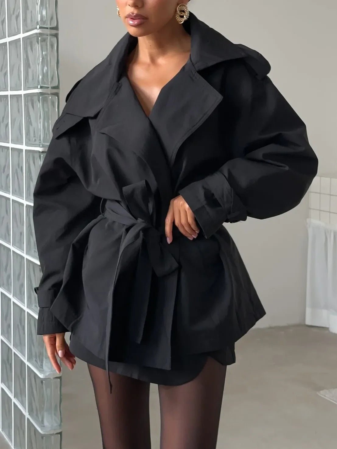 Sofie Crop Trench
