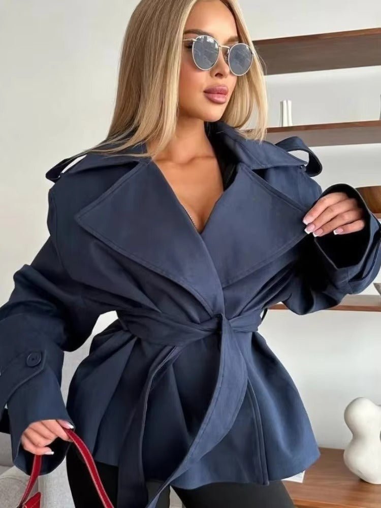 Sofie Crop Trench
