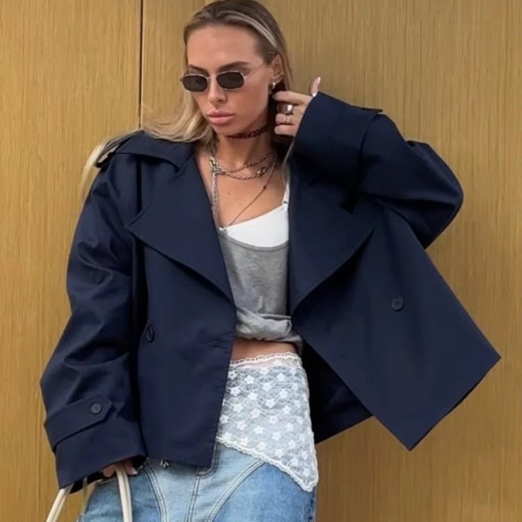 Sofie Crop Trench