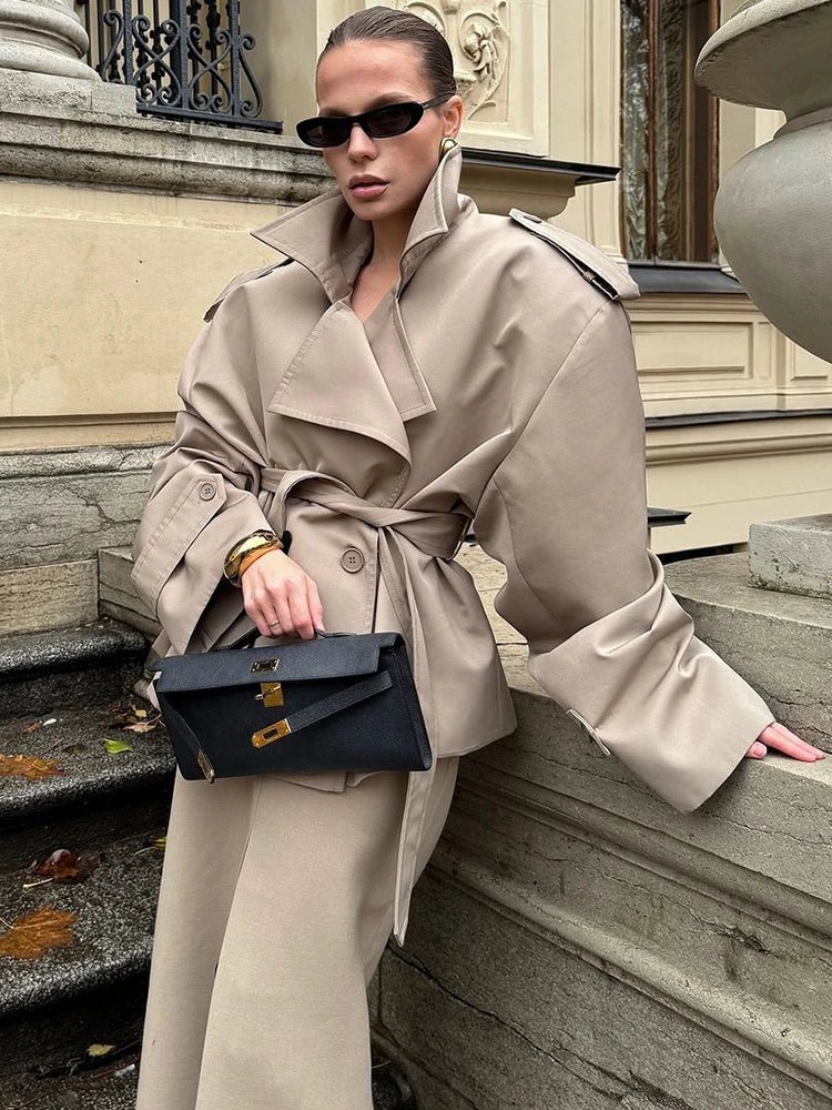 Sofie Crop Trench