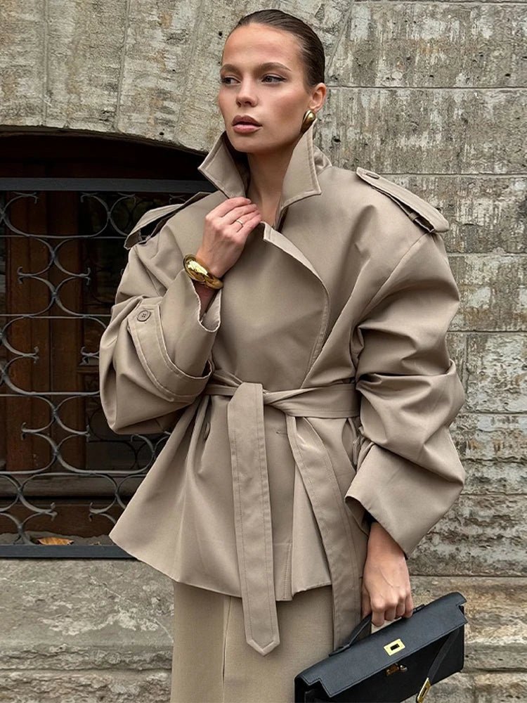 Sofie Crop Trench