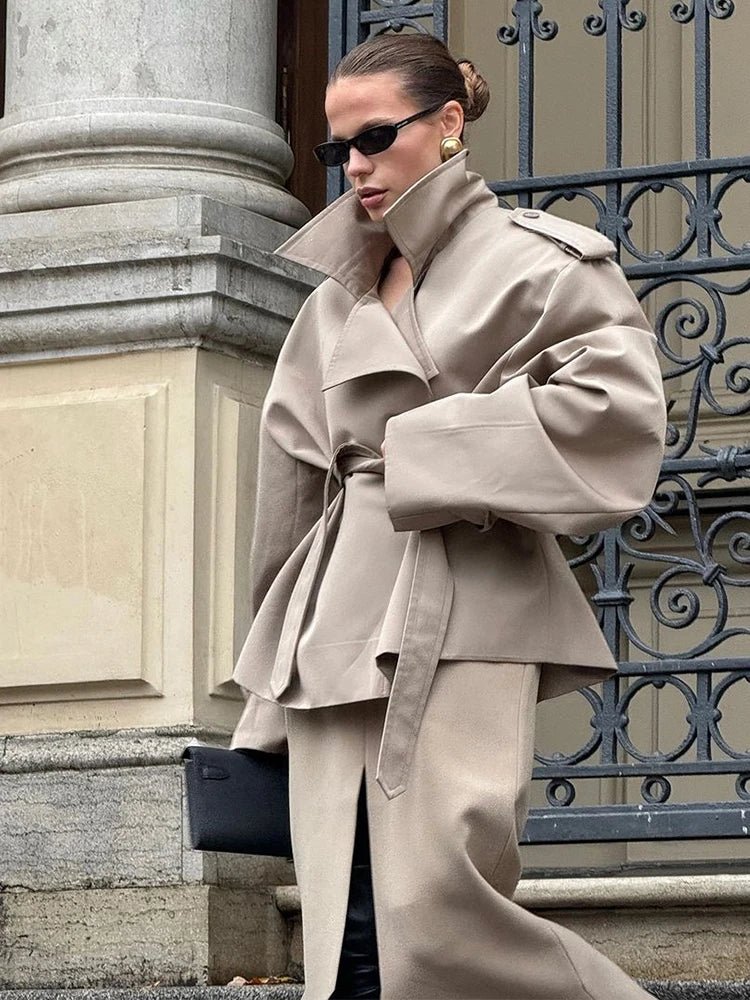 Sofie Crop Trench